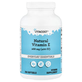 Vitacost, Everyday Essentials, Natural Vitamin E, 268 mg (400 IU), 250 Softgels