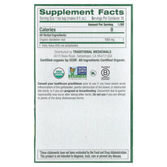 Traditional Medicinals, Organic Roasted Dandelion Root, Caffeine Free, 16 Wrapped Tea Bags, 0.85 oz (24 g)