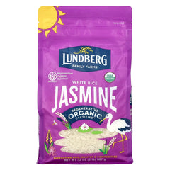 Lundberg, Organic White Rice, Jasmine, 32 oz (907 g)